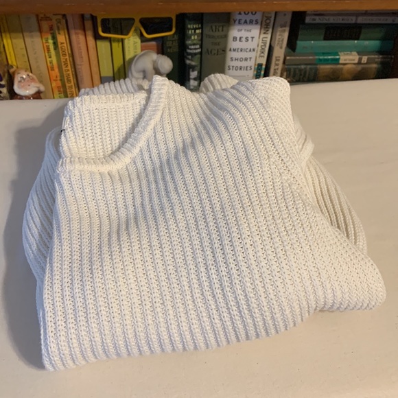 ✨ Madewell Peplum Pullover Sweater Sz S - Picture 5 of 7